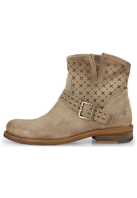 FELMINI Stiefelette Leder Braun/Grau