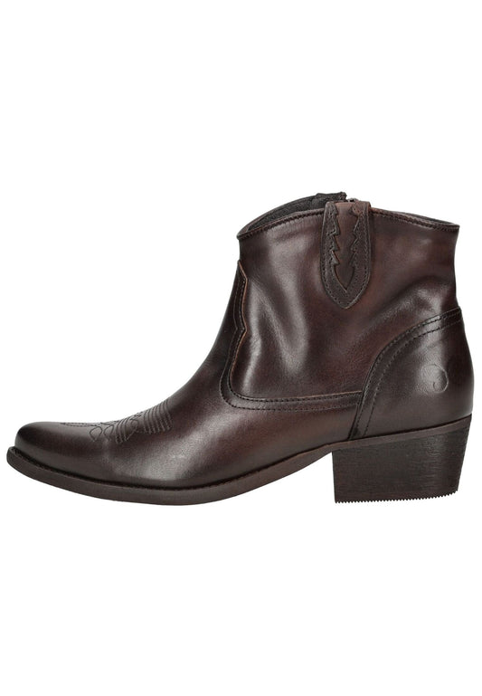 FELMINI Stiefelette Leder Dunkelbraun
