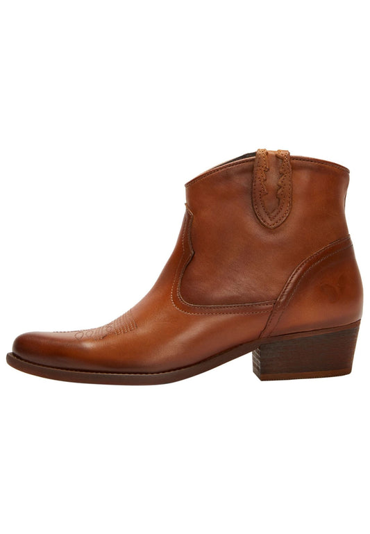 FELMINI Stiefelette Leder Mittelbraun