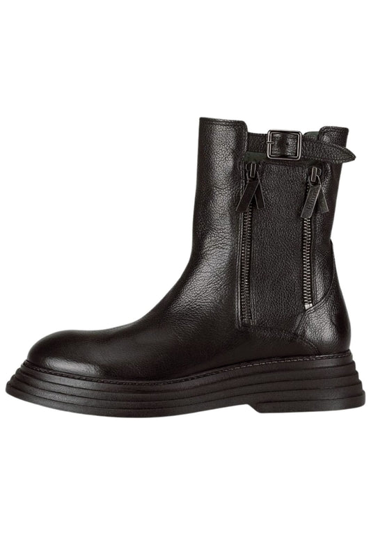 FELMINI Stiefelette Leder Schwarz