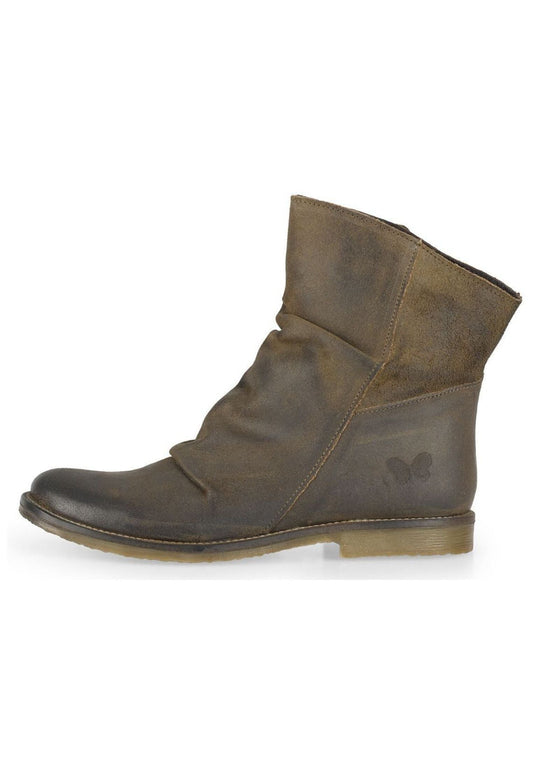 FELMINI Stiefelette Veloursleder Braun
