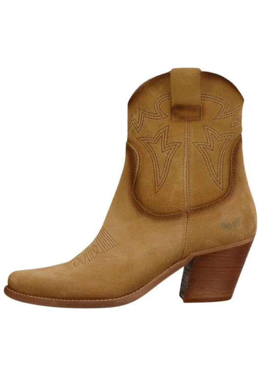 FELMINI Stiefelette Veloursleder Stone