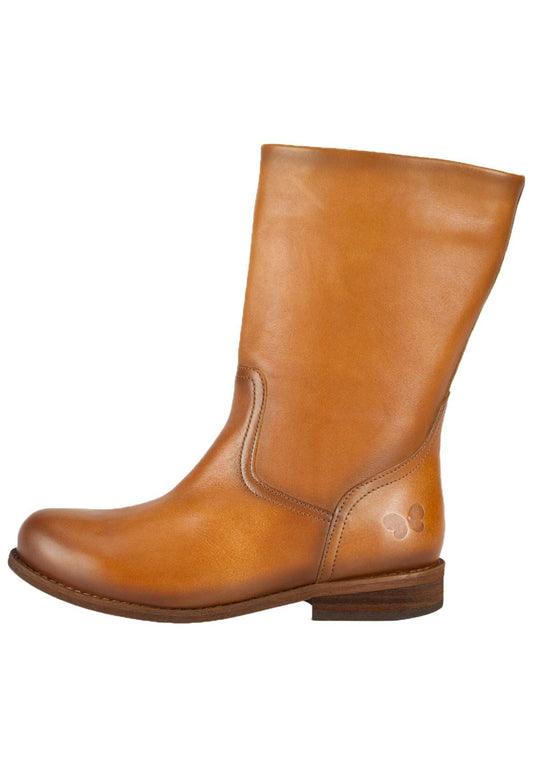 FELMINI WIDE FIT Stiefel Leder Mittelbraun