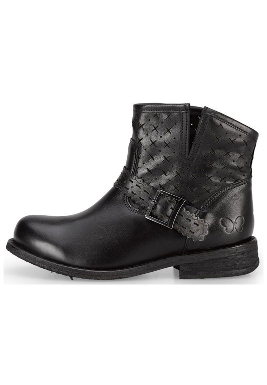 FELMINI WIDE FIT Stiefelette Leder Schwarz
