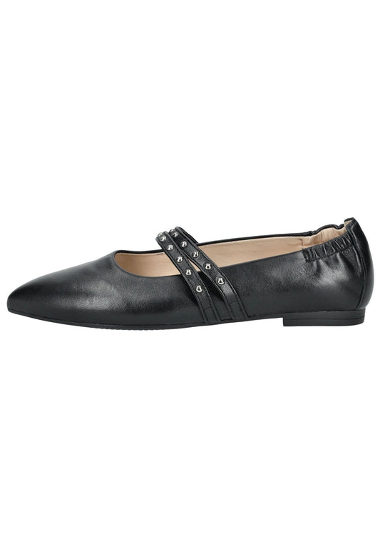 Gabor Ballerinas Glattleder Schwarz