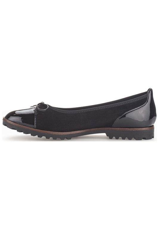 Gabor Ballerinas Leder Schwarz
