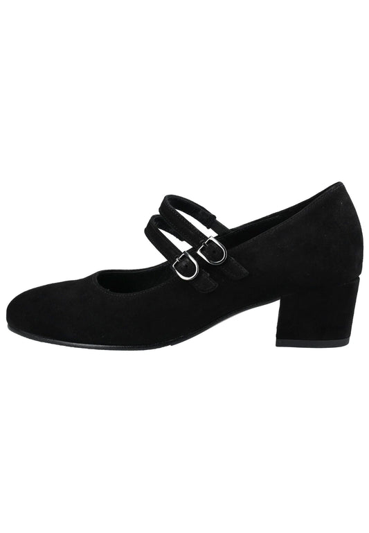Gabor Comfort Pumps Veloursleder Schwarz