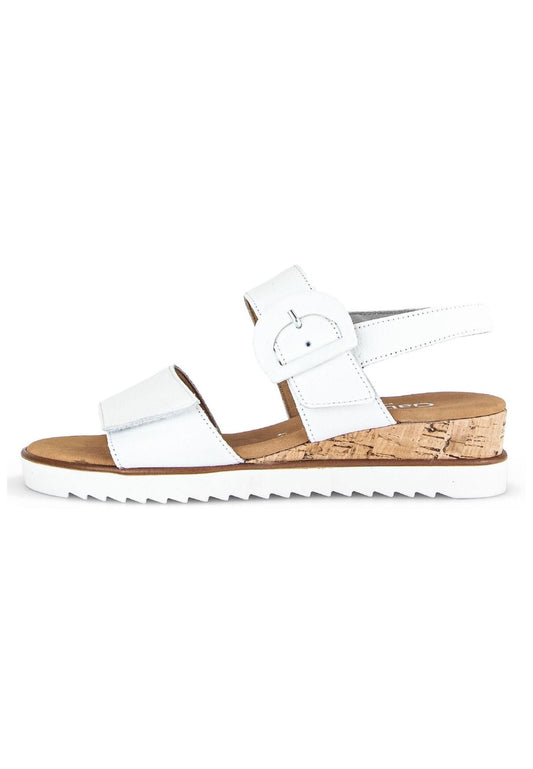 Gabor Comfort Sandalen Glattleder Weiß
