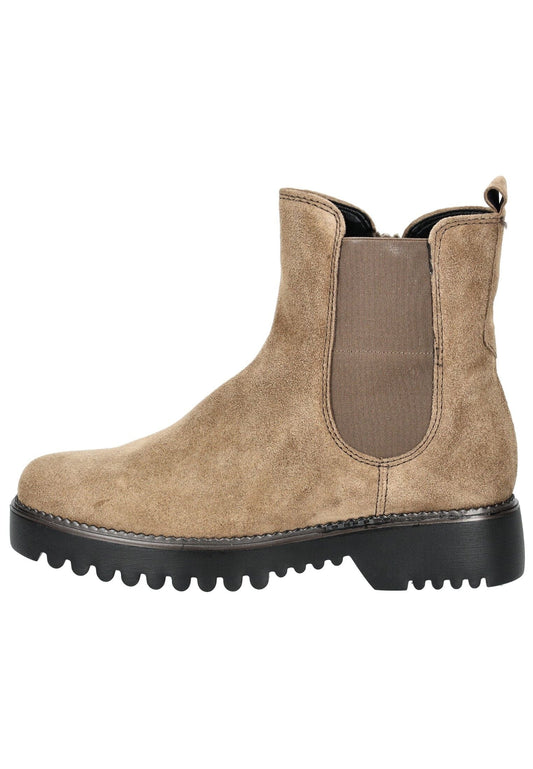 Gabor Comfort Stiefelette Veloursleder Braun/Grau