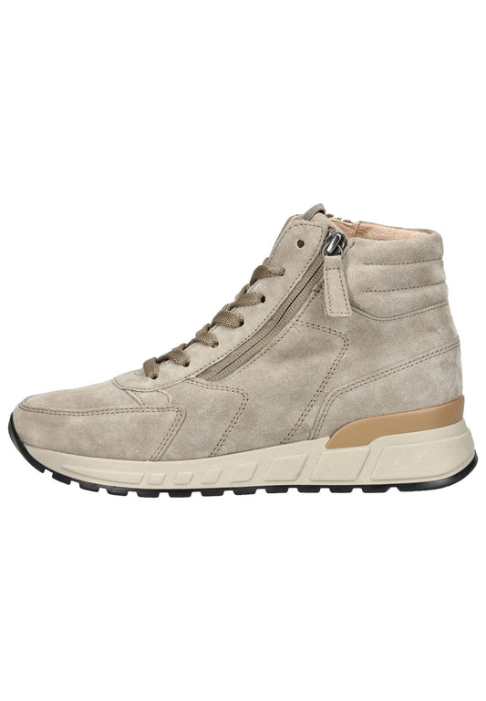 Gabor Comfort Stiefelette Veloursleder Hellgrau