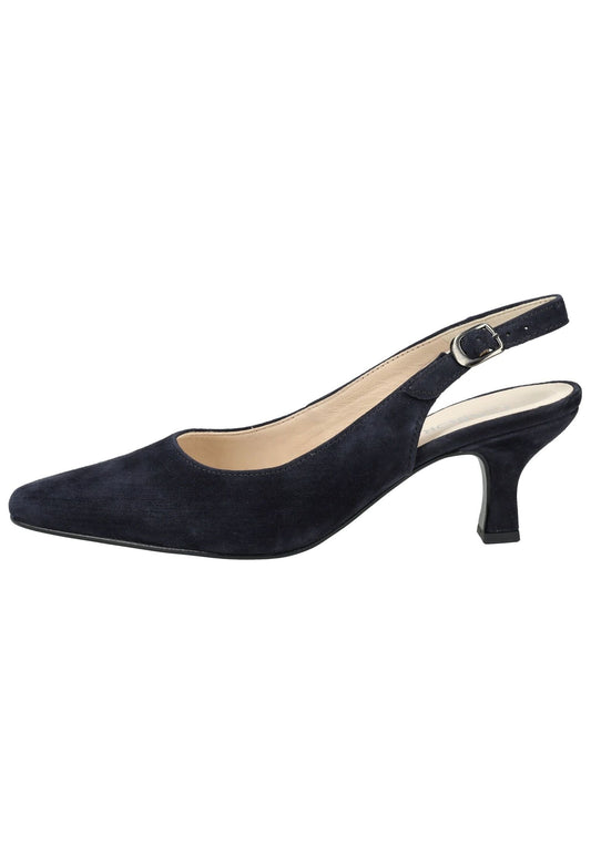 Gabor Pumps Veloursleder Dunkelblau