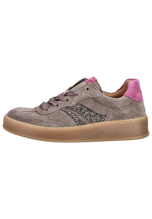 Gabor Sneaker Veloursleder Taupe