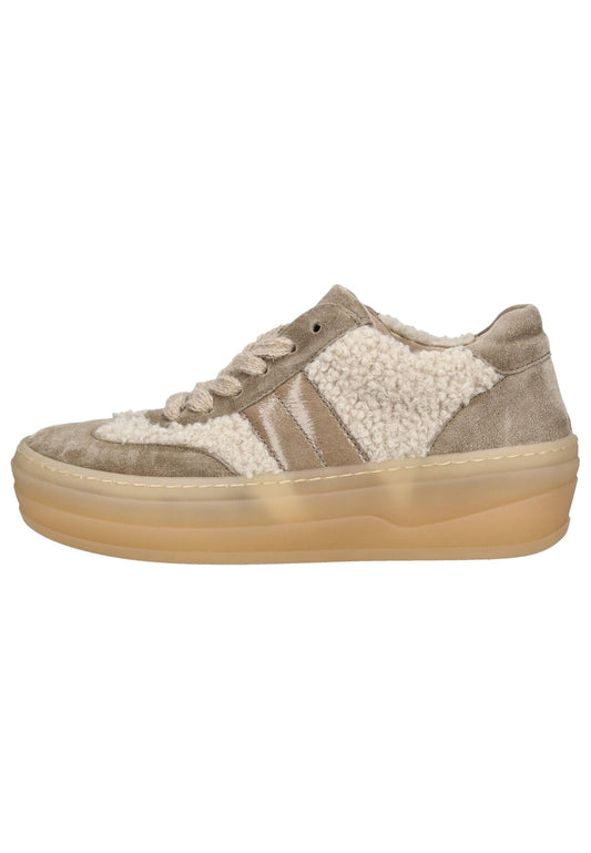 Gabor Sneaker Veloursleder/Textil Beige/Braun