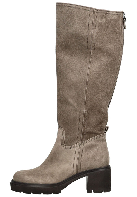 Gabor Stiefel Veloursleder Braun/Grau