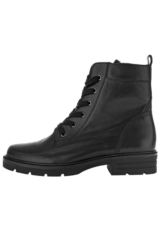 Gabor Stiefelette Glattleder Schwarz