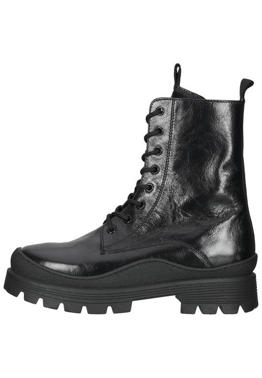 Gabor Stiefelette Glattleder Schwarz