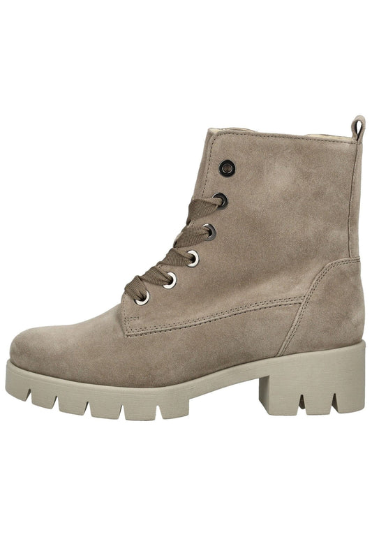 Gabor Stiefelette Veloursleder Kiesel Warmfutter