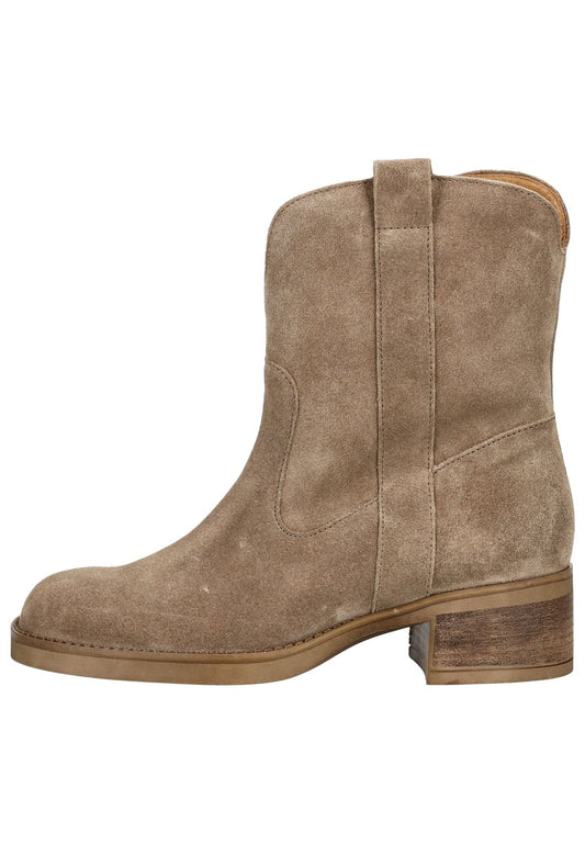 Gabor Stiefelette Veloursleder Mittelbraun