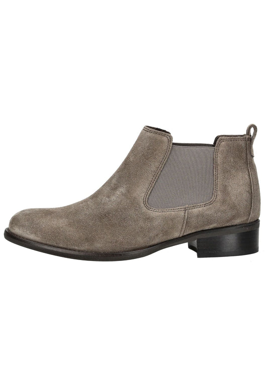 Gabor Stiefelette Veloursleder/Textil Braun/Grau