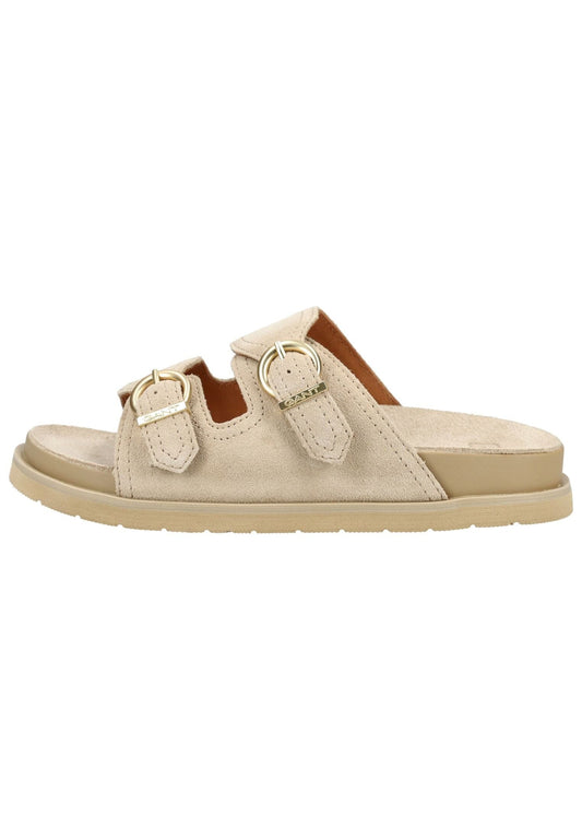GANT Pantoletten Veloursleder Sand