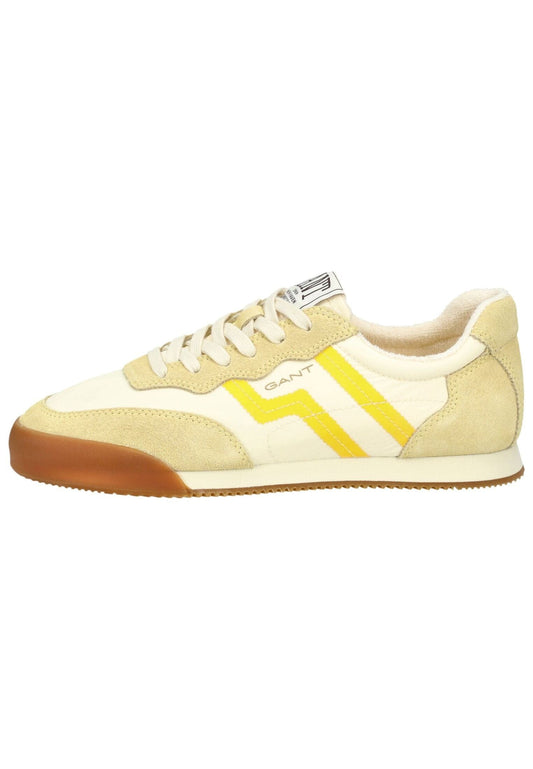GANT Sneaker Veloursleder/Textil Gelb/Weiß