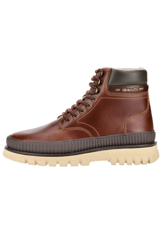 GANT Stiefelette Glattleder Cognac Warmfutter