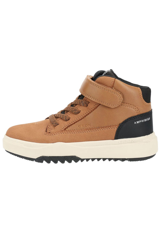 Geox Sneaker Leder/Synthetik Braun