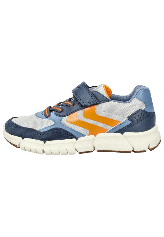 Geox Sneaker Lederimitat/Textil Grau/Navy
