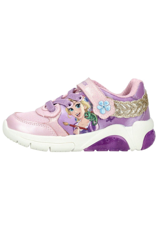 Geox Sneaker Lederimitat/Textil Pink/Violett