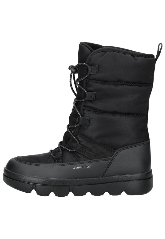 Geox Stiefel Lederimitat/Textil Schwarz