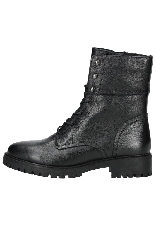 Geox Stiefelette Leder Schwarz Warmfutter