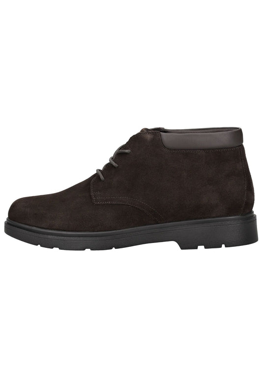 Geox Stiefelette Leder/Synthetik Dunkelbraun