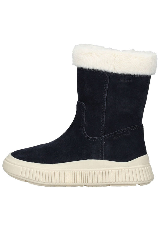 Geox Stiefelette Leder/Textil Navy Warmfutter
