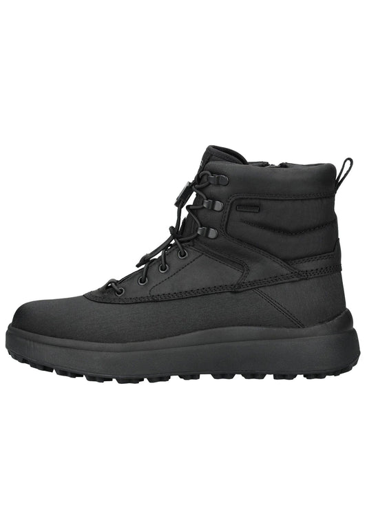 Geox Stiefelette Leder/Textil Schwarz Warmfutter