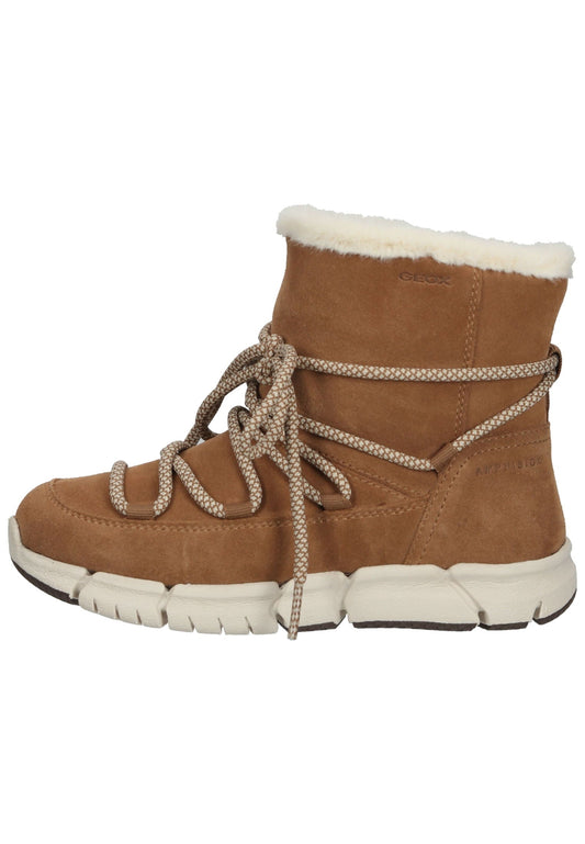 Geox Stiefelette Veloursleder Whisky