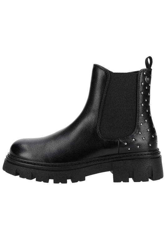 GIOSEPPO Stiefelette Lederimitat/Textil Schwarz