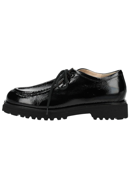 HASSIA Halbschuhe Leder Schwarz Lack