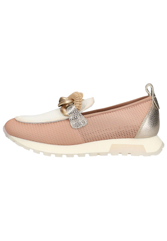 HISPANITAS Halbschuhe Leder/Textil Mokka