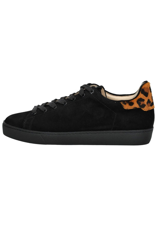 Högl Sneaker Veloursleder Schwarz Kombi