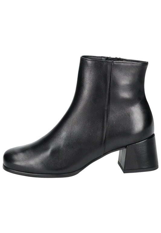 Högl Stiefelette Leder Schwarz