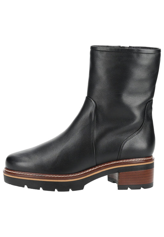 Högl Stiefelette Leder Schwarz Warmfutter