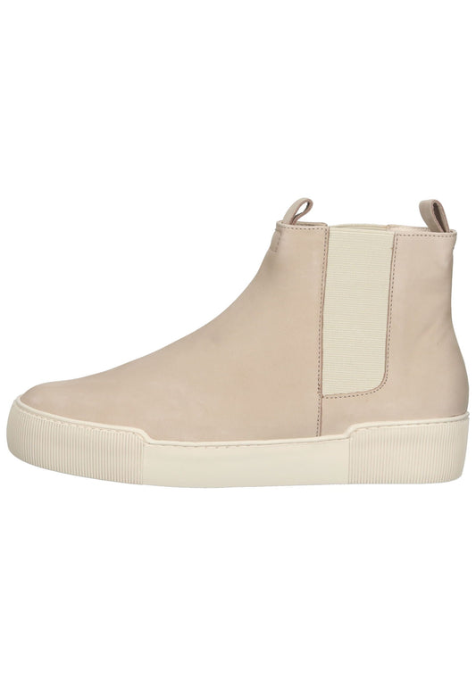 Högl Stiefelette Veloursleder Taupe