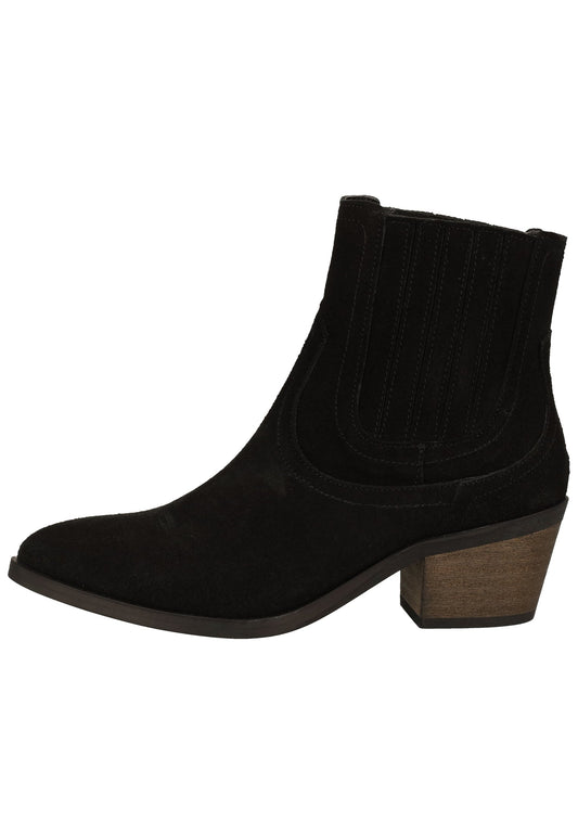 ILC Stiefelette Veloursleder Schwarz