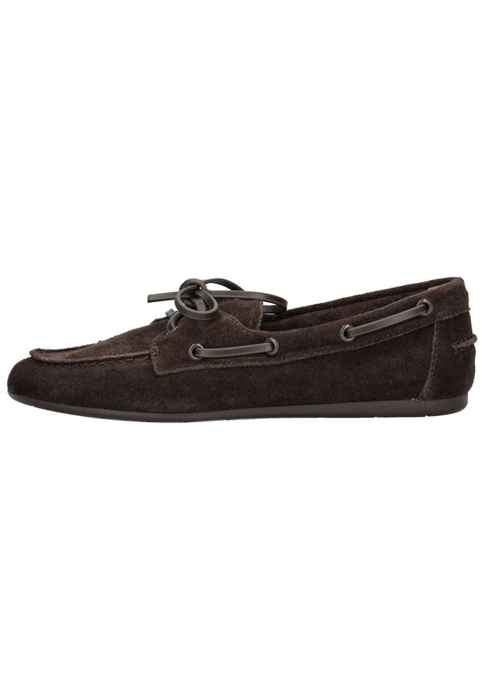Inuovo Halbschuhe Veloursleder Dunkelbraun