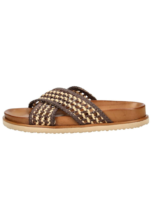 Inuovo Pantoletten Leder Chocolate