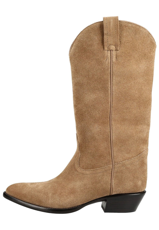 Jeffrey Campbell Stiefel Leder Hellbraun