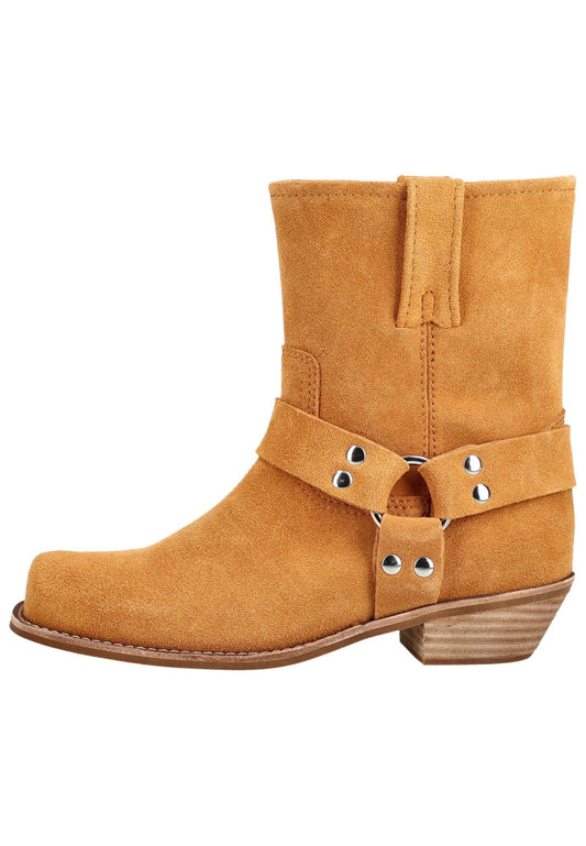 Jeffrey Campbell Stiefelette Veloursleder Orange