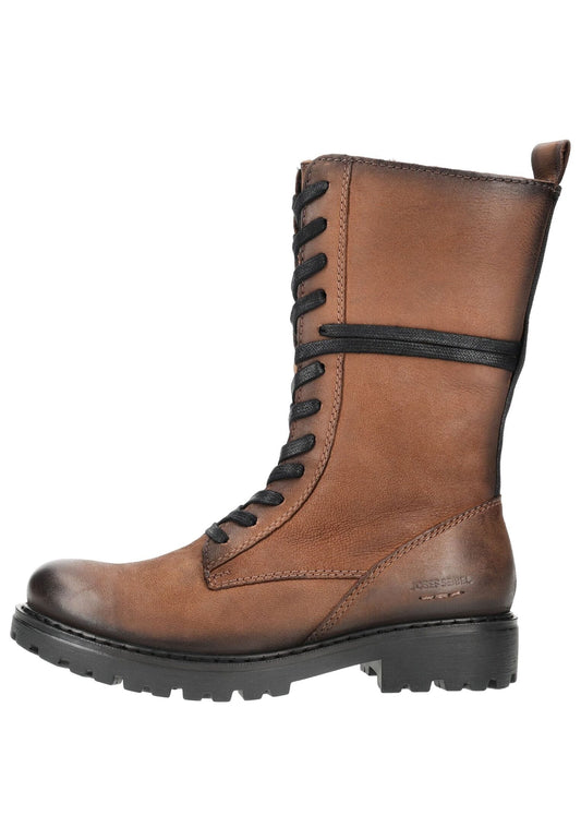 Josef Seibel Stiefel Leder Cognac Warmfutter