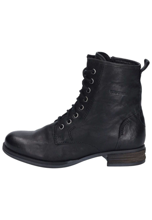 Josef Seibel Stiefelette Leder Schwarz Warmfutter