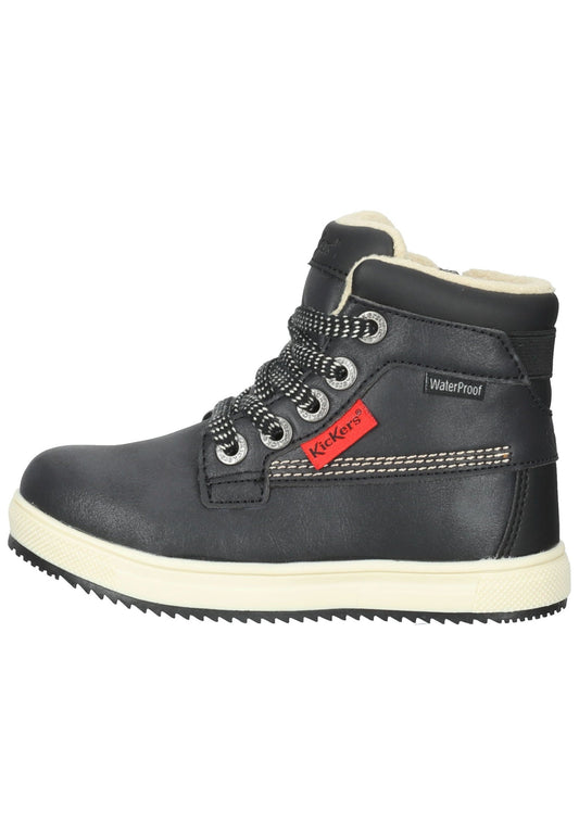 Kickers Stiefelette Lederimitat Schwarz